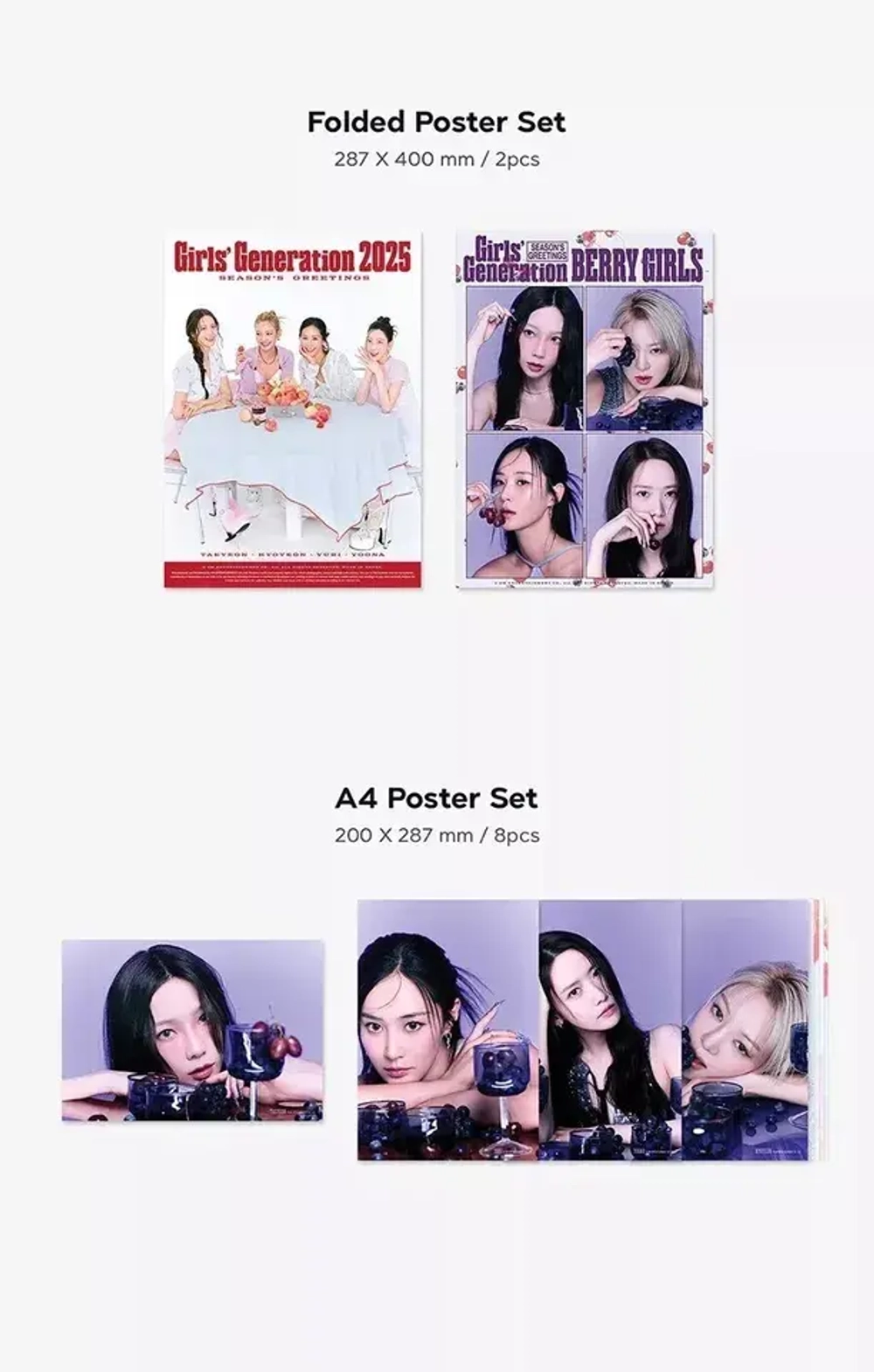 Календарь GIRLS' GENERATION SNSD - 2025 SEASON’S GREETINGS