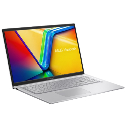 Ноутбук ASUS VivoBook 17 X1704V-AU515 [90NB10V1-M00K20] Silver 17.3" (FHD i5-1335U/16GB/SSD512GB/Intel Iris Xe/FingerPrint/Backlit/DOS)