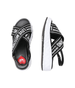 Босоножки кожаные NASTROLOGO Love Moschino - черный(JA16315I0IIX3)