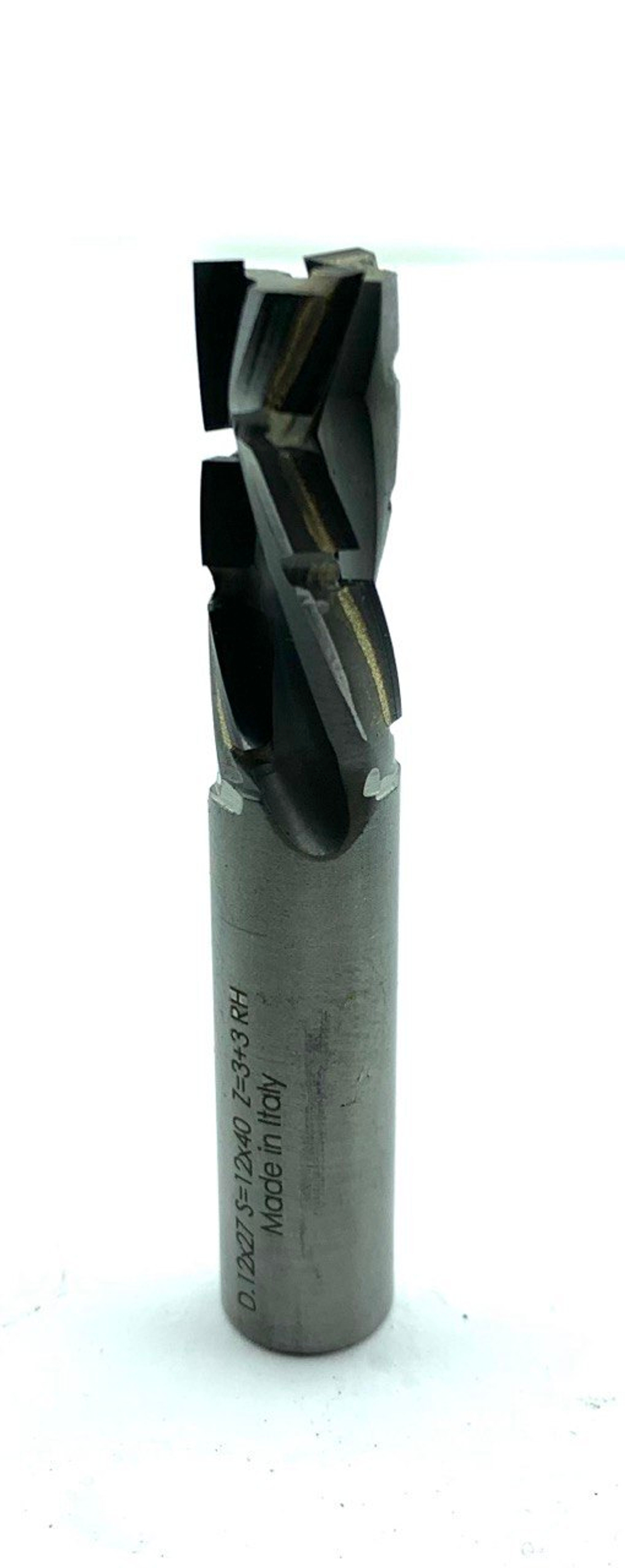 PCD фреза D.12x27 S.12x40 Z=3+3 (3 DIV.) (nesting) RH