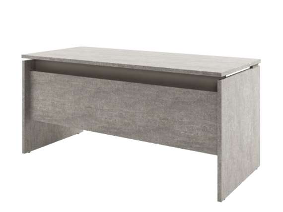 Стол прямой 1600х700х750 D-16 Бетон Чефалу светлый/Кашемир серый