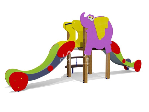 Горка двойная “Слоненок” 08411