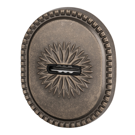 Накладка на сувальдный замок ESC.S-auto.CL/OV (PS-DEC CL) AS-9 античное серебро