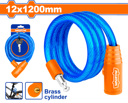Велосипедный замок WADFOW WBK1112 12х1200 мм