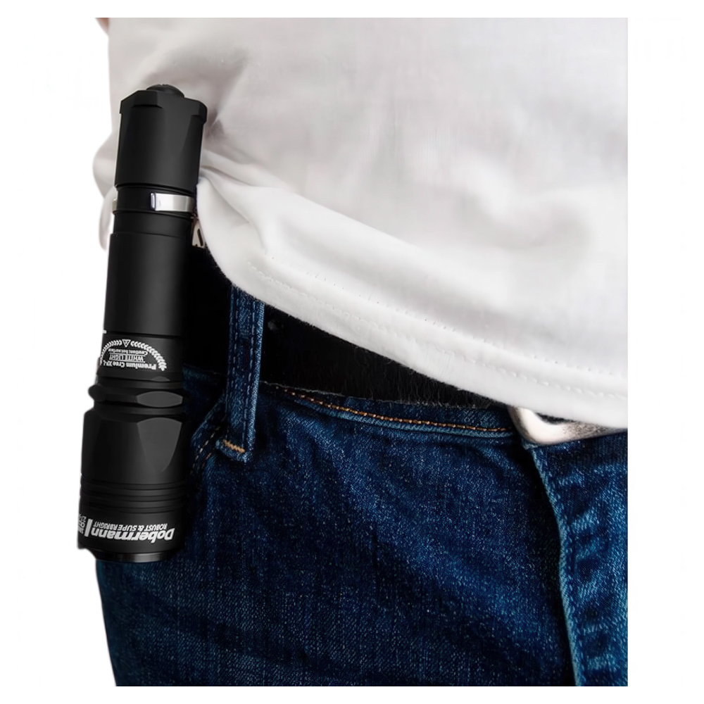 Тактический фонарь Armytek Dobermann XP-L warm — совместимость с аксессуарами: легко подключается к выносным кнопкам и подствольным креплениям.