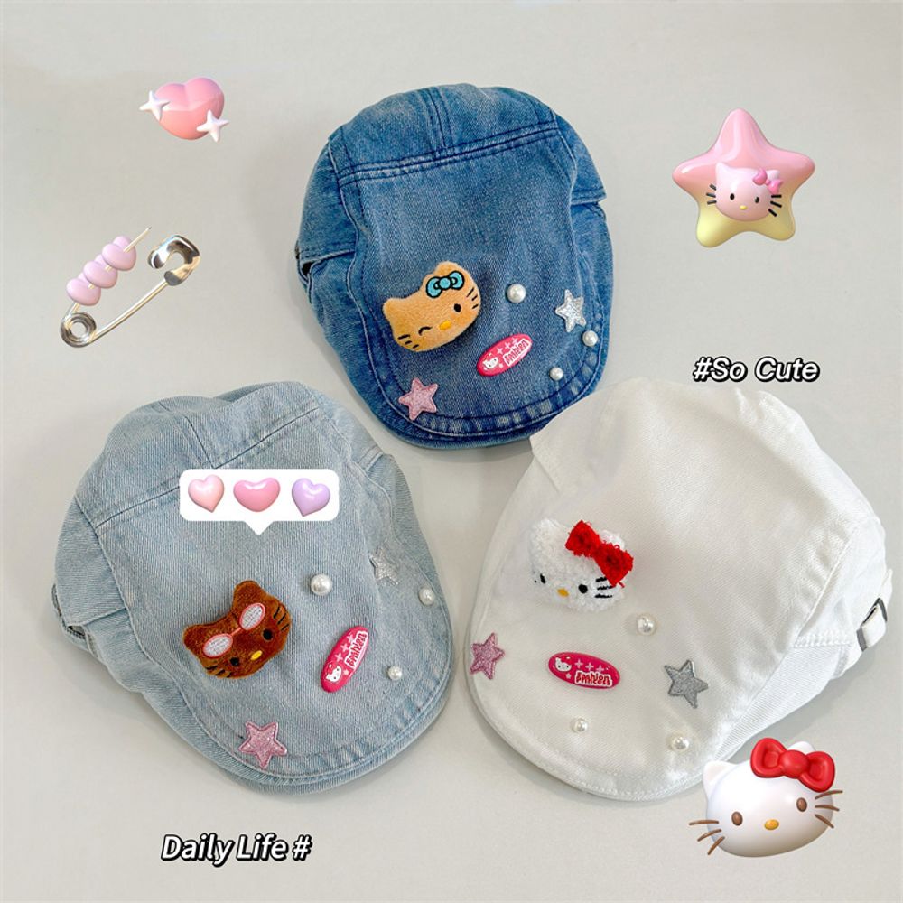Кепка джинсовая &quot;Hello Kitty&quot;