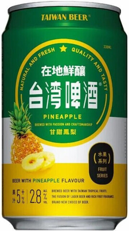 Пиво Тайвань Бир Пайнэпл Фрут Бир / Taiwan Beer Pineapple Fruit Beer 0.33 - банка