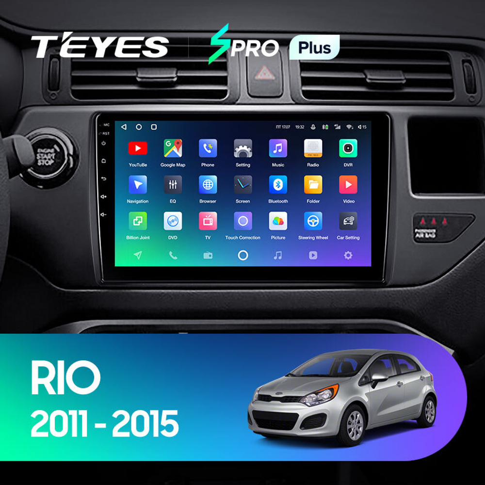 Teyes SPRO Plus 9"для KIA Rio 2011-2015