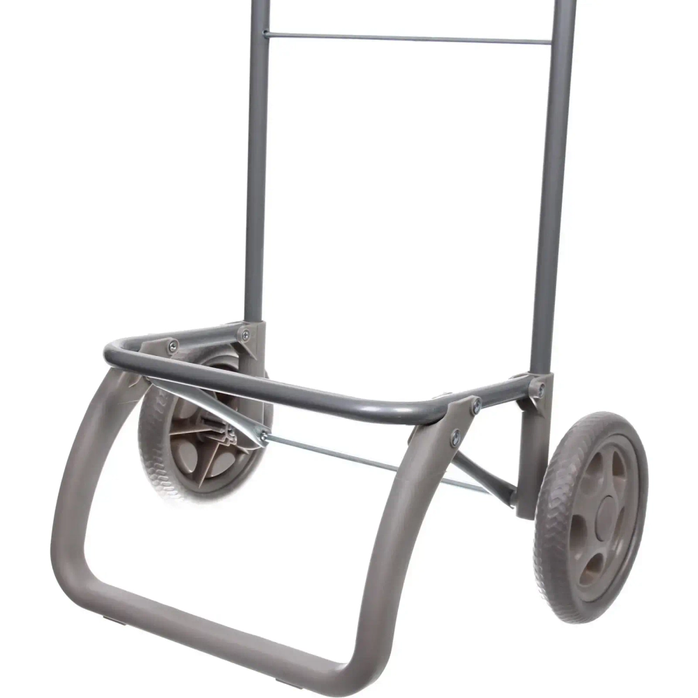 Тележка хозяйственная с сумкой (93*40*30см, колеса 15см,грузоподъемность до 40 кг) бордовая