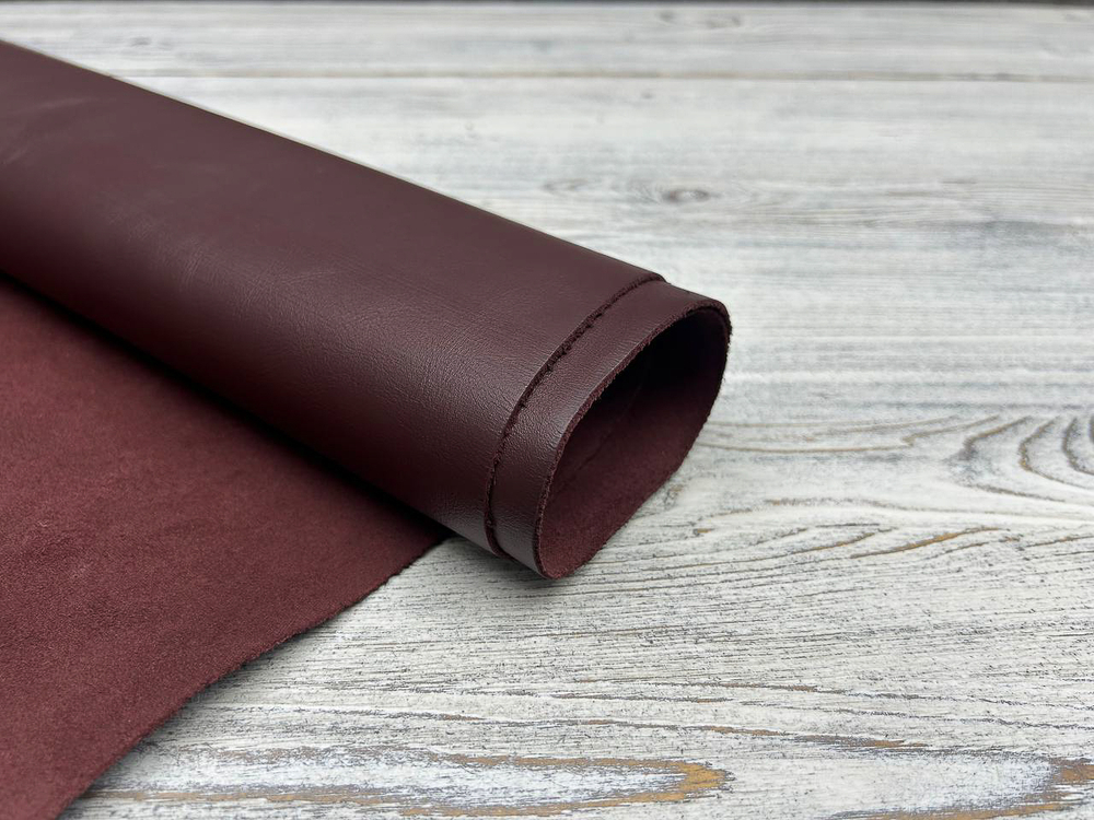 Fragola Antik Burgundy (1,3-1,5 мм), цв. Бордовый, натуральная кожа