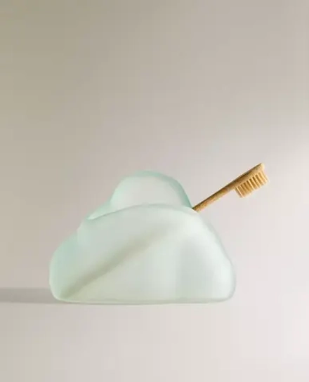 ZARA HOME ДЕТСКИЙ СТАКАН ДЛЯ ЗУБНЫХ ЩЕТОК «ОБЛАКО», СИНИЙ