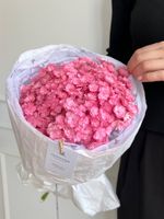 Букет из гортензии в розовом оттенке