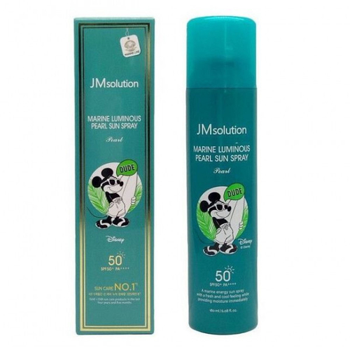 JM Solution Солнцезащитный спрей для лица и тела с жемчугом SPF50+PA++++ 180 мл/Корея (41924)