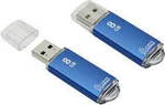 Флеш-накопитель 8 Gb Smartbuy V-Cut Blue