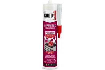 Высокотемпературный герметик KUDO красно-коричневый 280 мл KSK-153