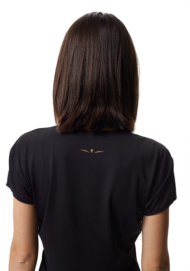 ФУТБОЛКА ЖЕНСКАЯ COMFORT TEE | BLACK GOLD