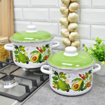 Набор кастрюль "Авокадо" №43