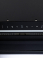 Вытяжка кухонная MACBI Ledy-60GT (BLACK) черный, D150мм,1200м3/ч, полновстраиваемая, мотор 230Ватт, стекло 60см, управл. сенсорное + управл. жестами