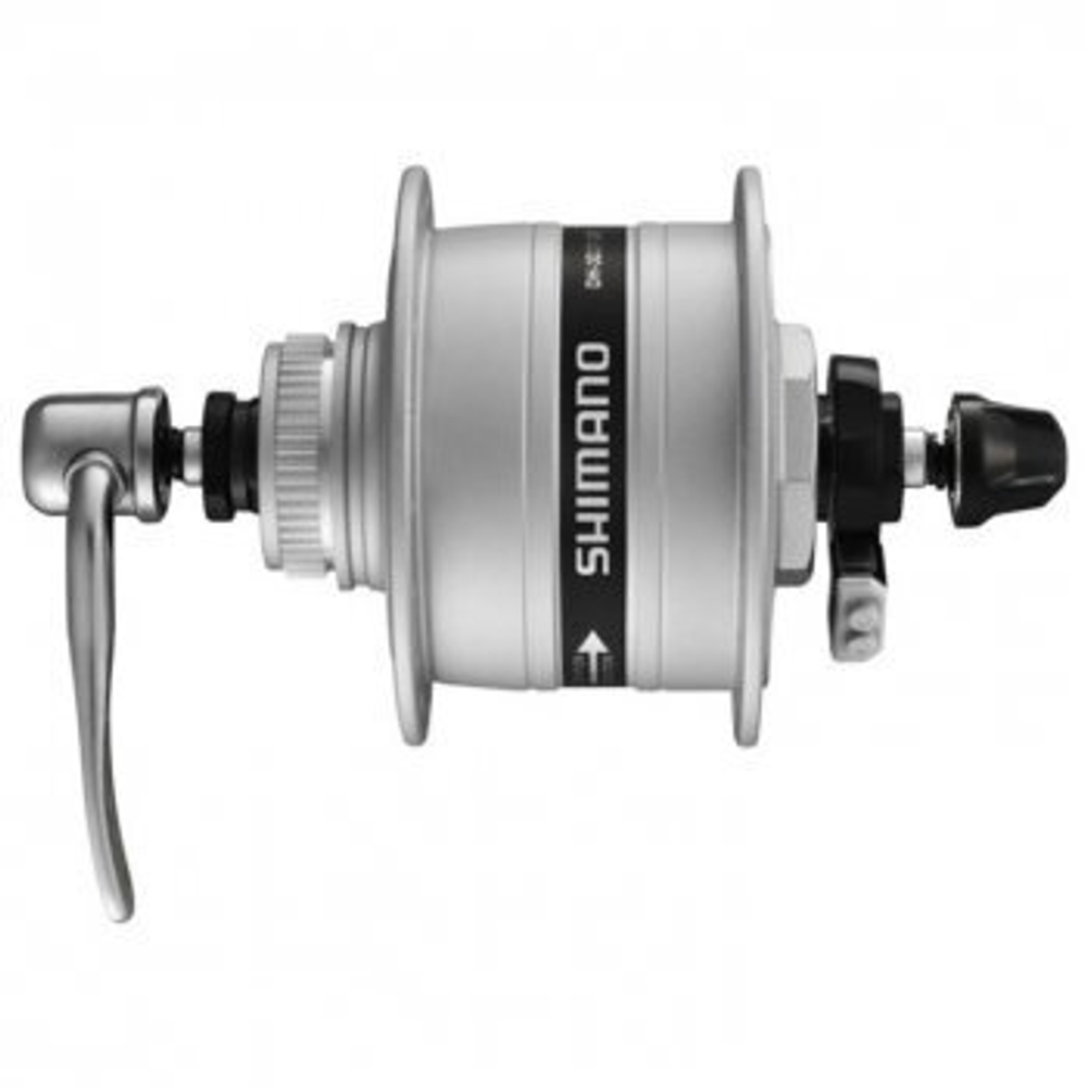 Втулка динамо 100/36 серебро DH-3D37 6V/3W QR
