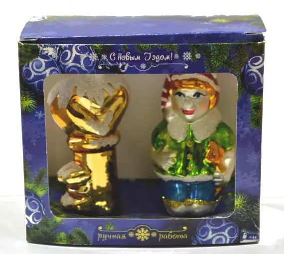 НФ-2-108 Набор Елочных украшений Золотой ключик 9 см., Коломеев