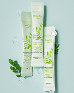 Ночная маска для лица с алоэ