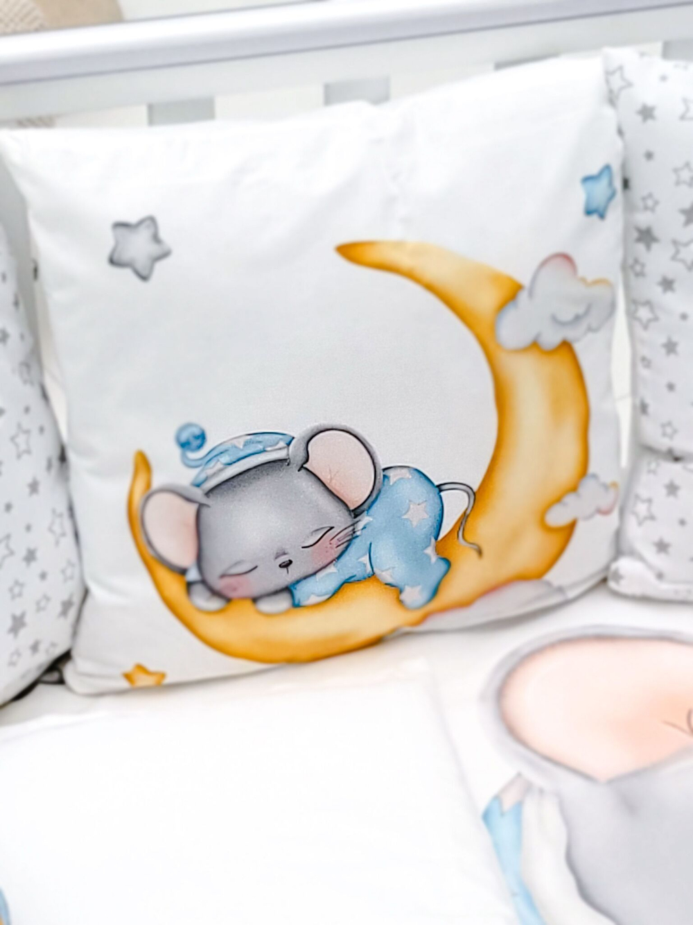 Детское постельное белье BUBO BABY "MILKY DREAMS" для новорожденных 17 предметов