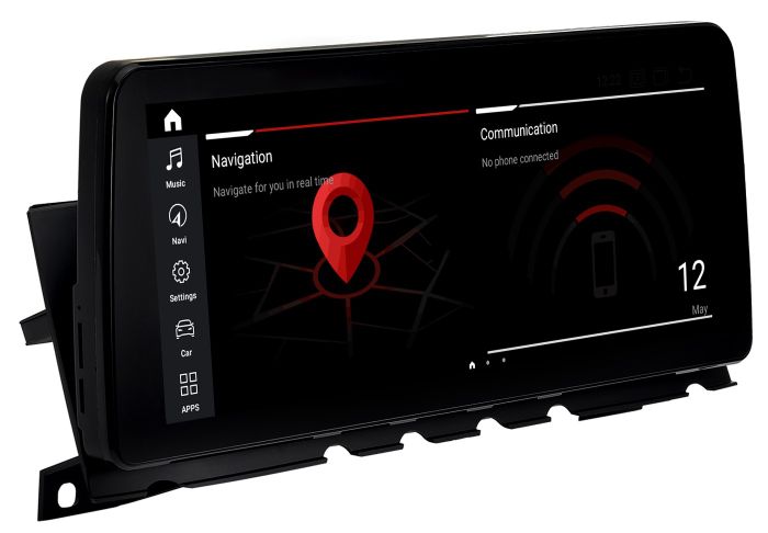 Магнитола для BMW X1 E84 2009-2014 (CIC) - Parafar PF5339a128/128 монитор 12.3" на Android 12, Быстрая, CarPlay, 4G SIM-слот