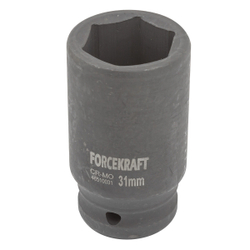 Головка ударная глубокая 3/4'', 31мм (6гр.) FORCEKRAFT FK-46510031