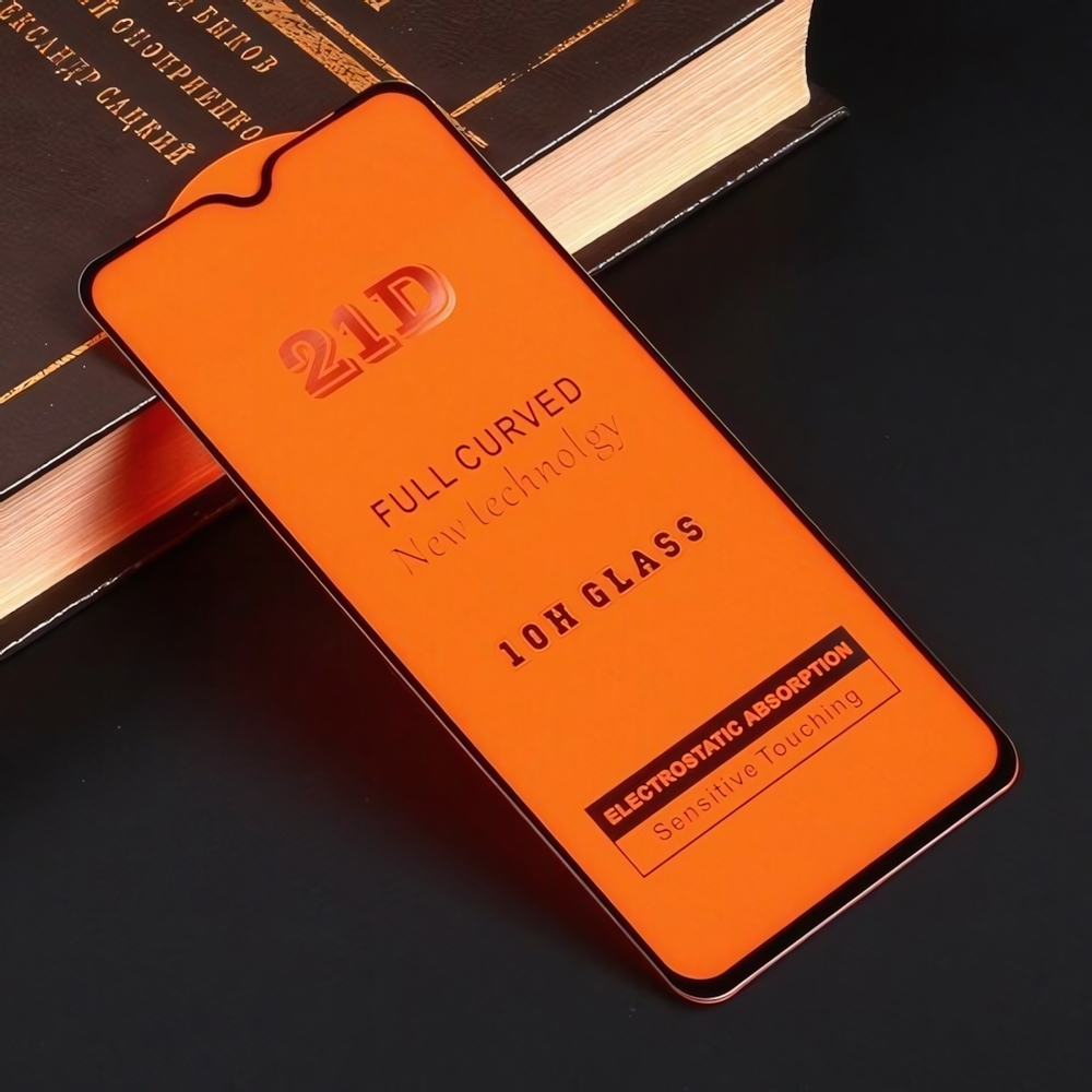 Защитное стекло Full Glue для Xiaomi Mi CC9 на полный экран, 010630 Черный