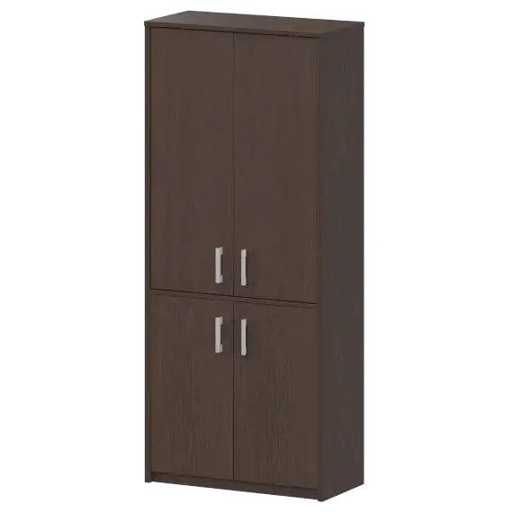 Шкаф комбинированный закрытый А-310/А-610 Дуб венге 770x365x2000 Арго