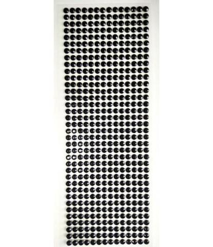 Стразы черные 5 мм длинные