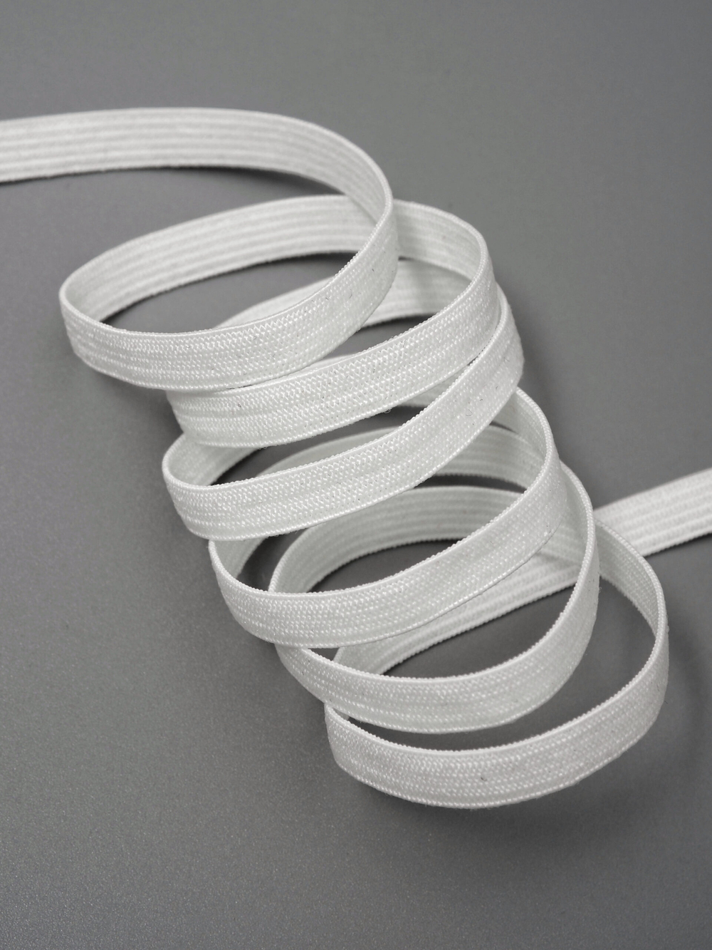 Резинка узкая бельевая цвет теплый белый ширина 6 мм