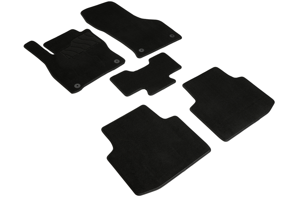 Ворсовые коврики LUX для Skoda Octavia A8 Pro 2020-н.в. Seintex.318747