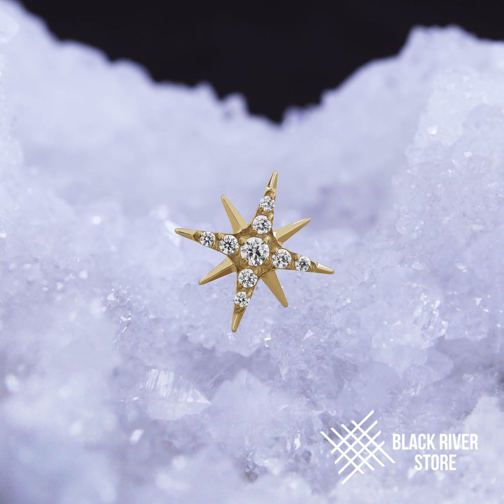 Star Northern Lights Crystal PVD Yellow