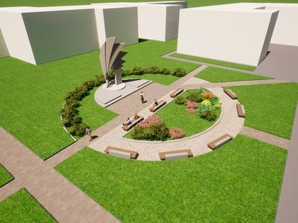 Архстудия Develius Estate представила рабочие эскизы благоустройства территории в центре Заокского