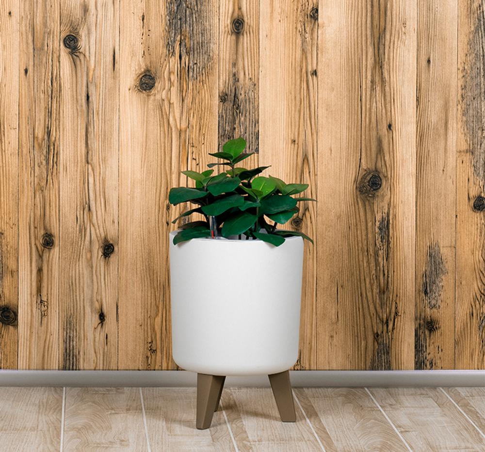 Кашпо ФЛОРИАН высокое с автополивом на ножках D300 мм 19л М3159