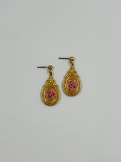 Серьги с розами Avon