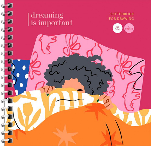 Тетрадь на кольцах А5, 120л., MESHU "Pleasure", картон, матовая ламинация, выборочный УФ-лак