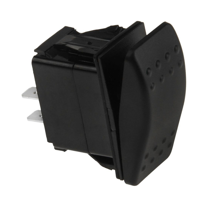 Переключатель двухпозиционный (ON)-OFF 12 В/20А 4Р без фиксации 1 положения