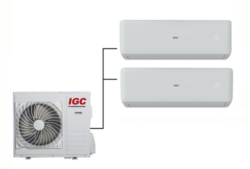 Мульти сплит-система IGC на 2 комнаты (35+35 кв.м.)