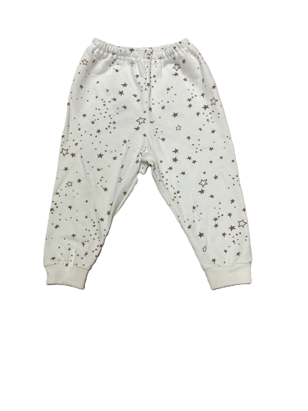 Штанишки с манжетом на резинке из футера (100% хлопок с начесом) на рост 74 см