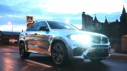 BMW в зеркальный хром Carbins SC 02