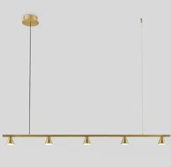 Подвесной светильник Lyb 118 см, латунь
