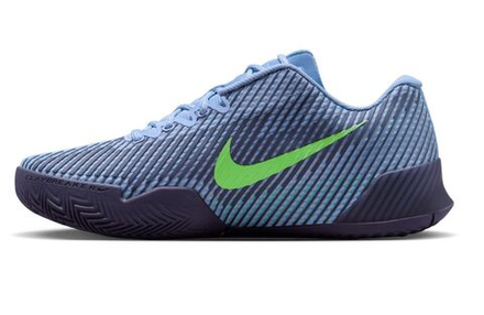 Мужские кроссовки теннисные Nike Zoom Vapor 11 Clay - небесный, серый, зеленый