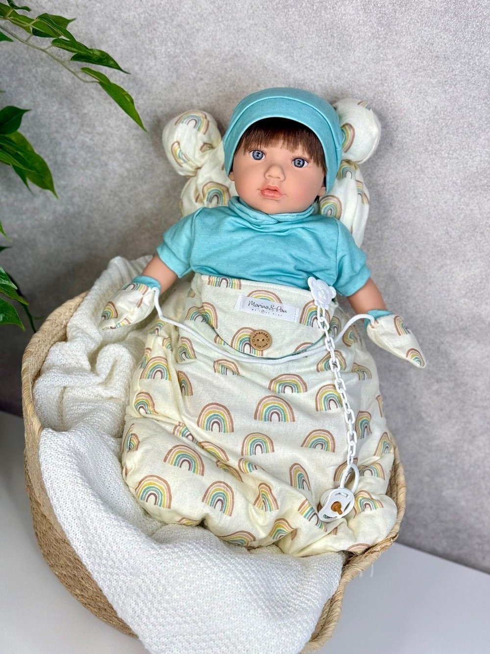 Кукла Marina and Pau 45cм TEO мягконабивная (M898K)