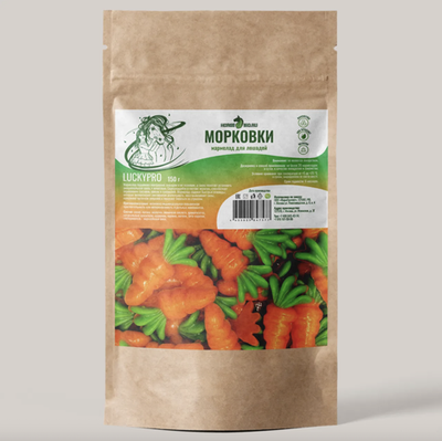 Мармелад МОРКОВКИ LuckyPro для лошадей Horse-Bio, 150 г