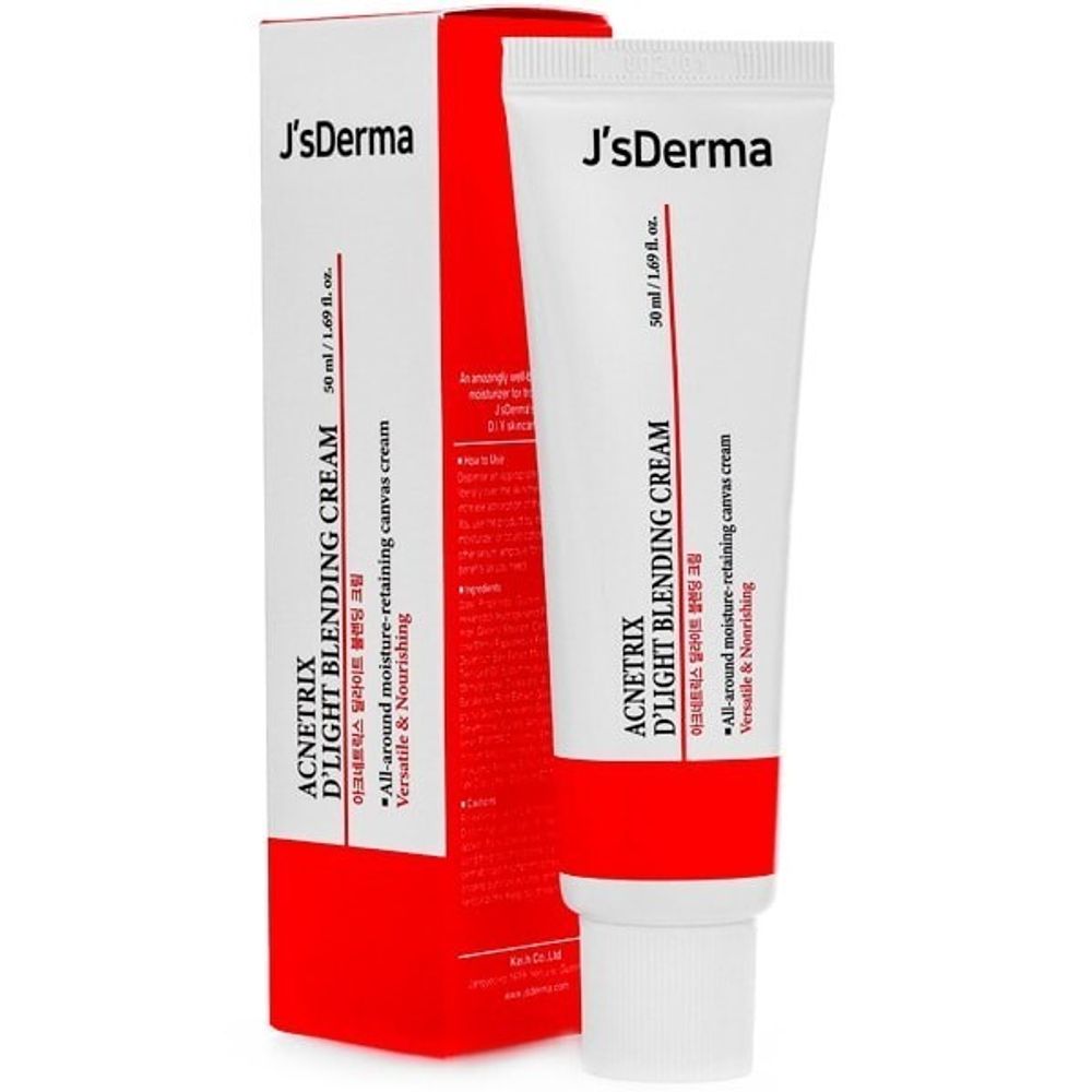 Восстанавливающий крем для проблемной кожи J'sDerma Acnetrix D'Light Blending Cream 50 мл