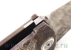 Нож TFK Little Bastard Damascus Kolesnikov carvingфотография - 7