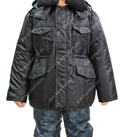 Куртка детская утепленная "Зима" Черная