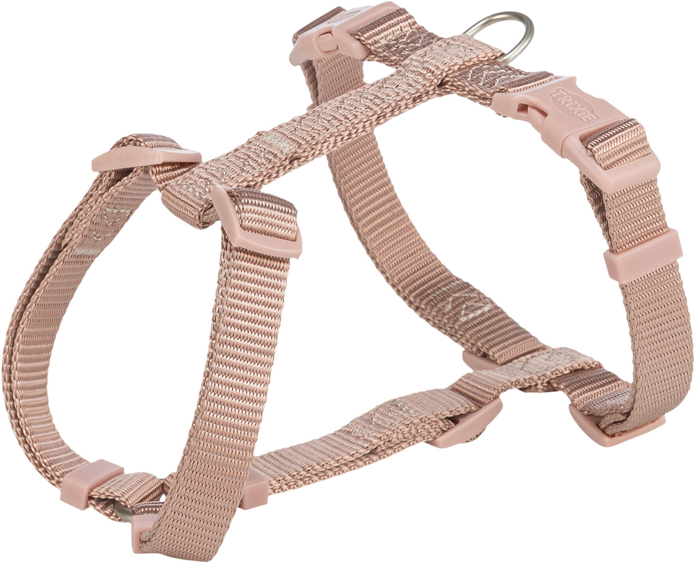 Шлейка Trixie Premium H-harness, M–L: 52–75 см/20 мм, пудровый